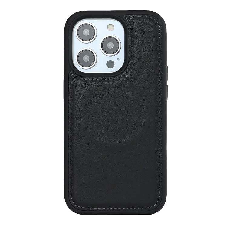 Detachable Phone Cover for iPhone 14 Pro Case Compatible with MagSafe Anti-Drop PU Leather Case