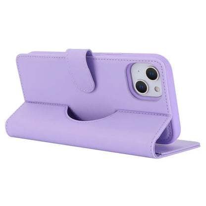 Detachable Phone Case for iPhone 14 Plus Case Compatible with MagSafe PU Leather Flip Cover