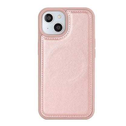 Detachable Phone Case for iPhone 14 Plus Case Compatible with MagSafe PU Leather Flip Cover
