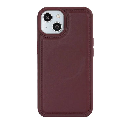 Detachable Phone Case for iPhone 14 Plus Case Compatible with MagSafe PU Leather Flip Cover