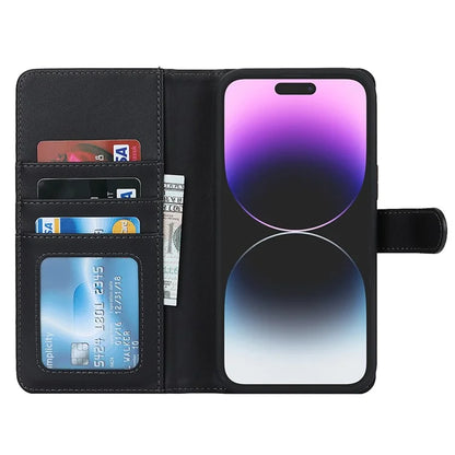 For iPhone 14 Pro Max Case Compatible with MagSafe Detachable PU Leather Phone Protector