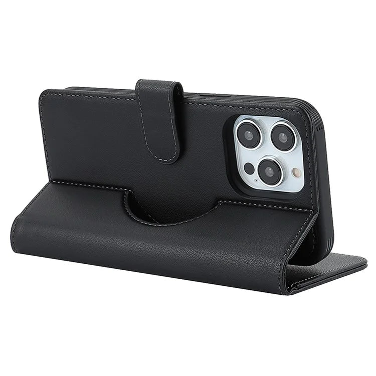 For iPhone 14 Pro Max Case Compatible with MagSafe Detachable PU Leather Phone Protector