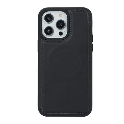 For iPhone 14 Pro Max Case Compatible with MagSafe Detachable PU Leather Phone Protector