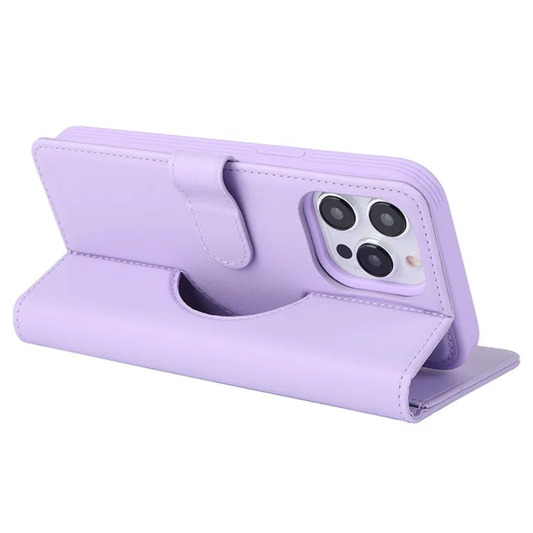 For iPhone 14 Pro Max Case Compatible with MagSafe Detachable PU Leather Phone Protector