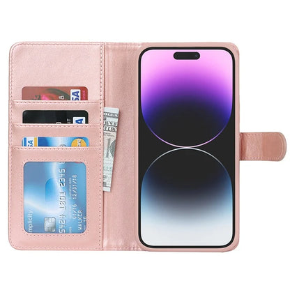 For iPhone 14 Pro Max Case Compatible with MagSafe Detachable PU Leather Phone Protector