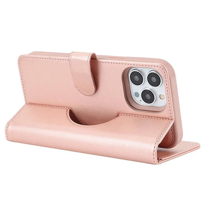 For iPhone 14 Pro Max Case Compatible with MagSafe Detachable PU Leather Phone Protector