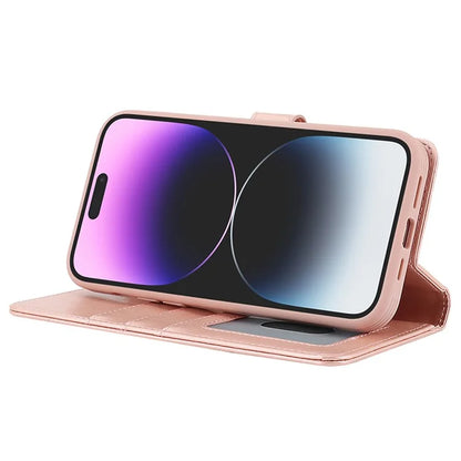 For iPhone 14 Pro Max Case Compatible with MagSafe Detachable PU Leather Phone Protector