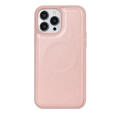 For iPhone 14 Pro Max Case Compatible with MagSafe Detachable PU Leather Phone Protector
