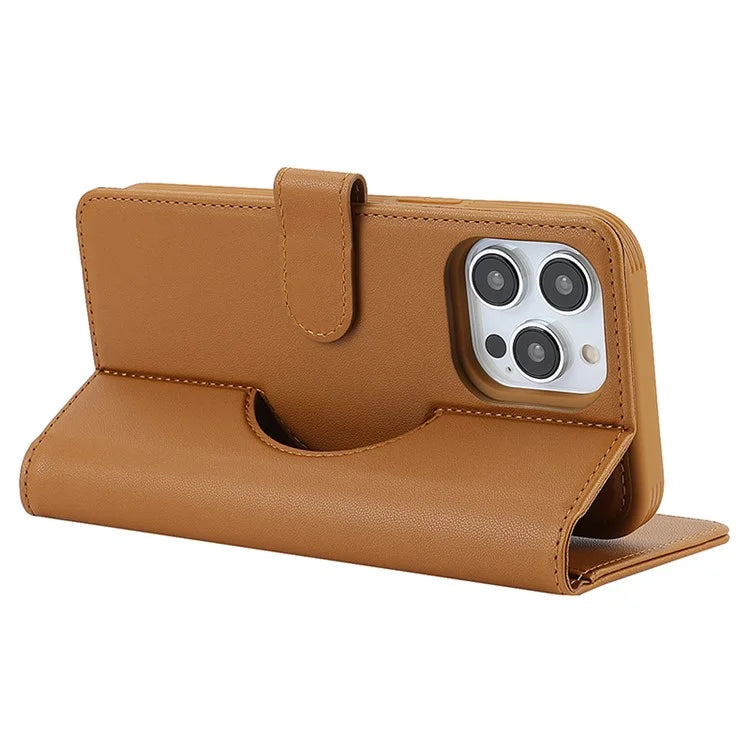 For iPhone 14 Pro Max Case Compatible with MagSafe Detachable PU Leather Phone Protector