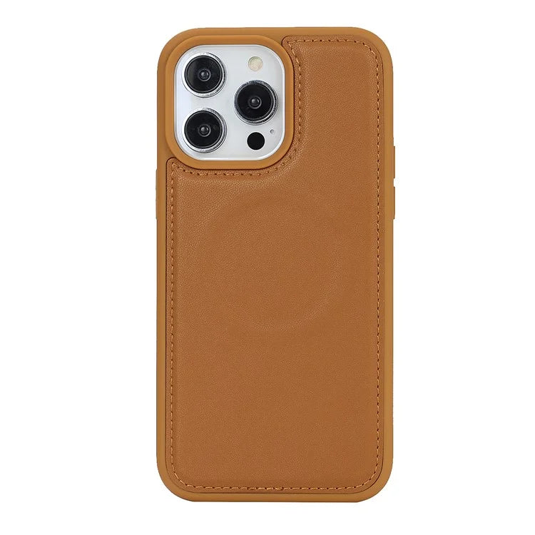 For iPhone 14 Pro Max Case Compatible with MagSafe Detachable PU Leather Phone Protector