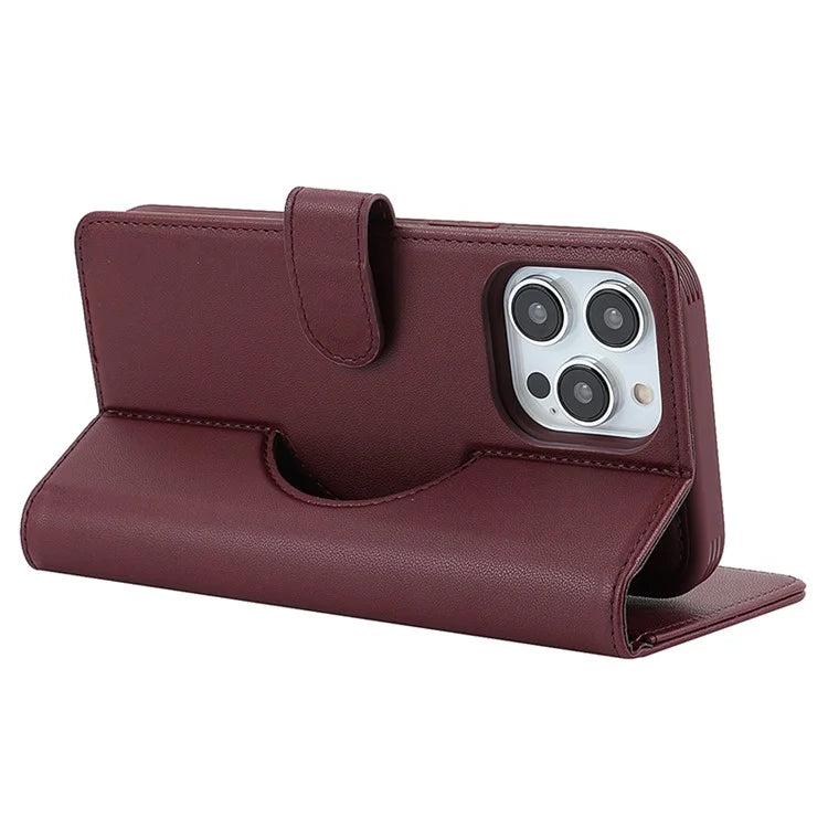 For iPhone 14 Pro Max Case Compatible with MagSafe Detachable PU Leather Phone Protector