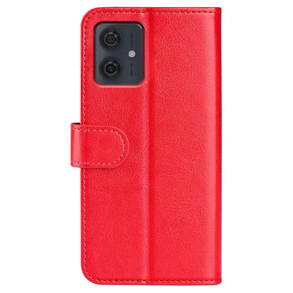 For Motorola Moto G54 5G Case PU Leather Cover Crazy Horse Texture Viewing Phone Stand Wallet