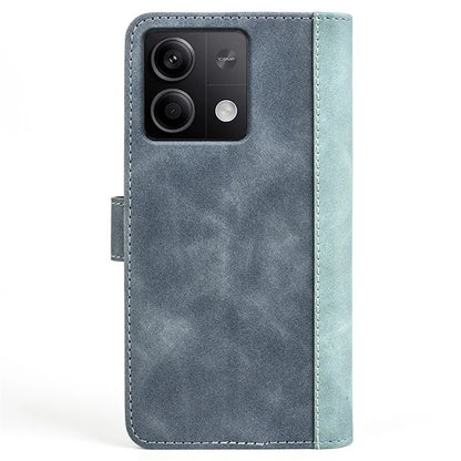 For Xiaomi Redmi Note 13 5G (China) Phone Case PU Leather+TPU Wallet Stand Shock-absorbing Cover