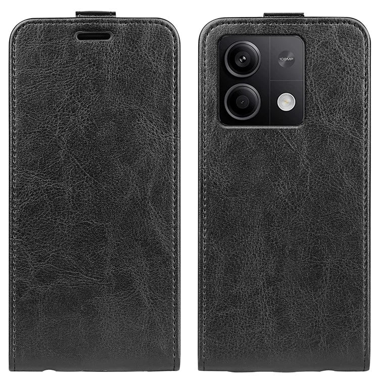 For Xiaomi Redmi Note 13 5G (China) Case Anti-Dust Phone Shell PU Leather Cover with Card Slot