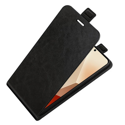 For Xiaomi Redmi Note 13 5G (China) Case Anti-Dust Phone Shell PU Leather Cover with Card Slot