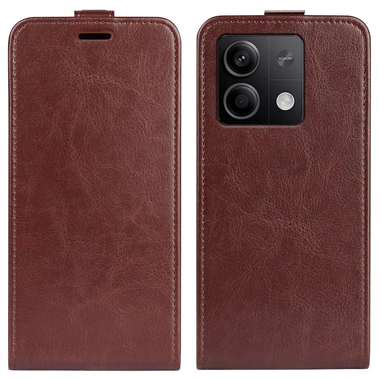 For Xiaomi Redmi Note 13 5G (China) Case Anti-Dust Phone Shell PU Leather Cover with Card Slot