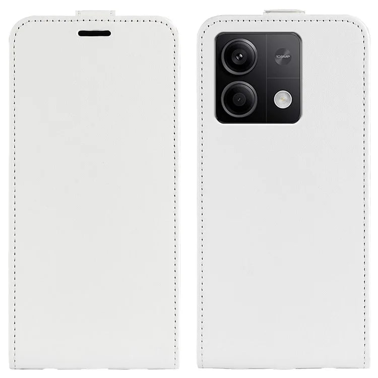 For Xiaomi Redmi Note 13 5G (China) Case Anti-Dust Phone Shell PU Leather Cover with Card Slot