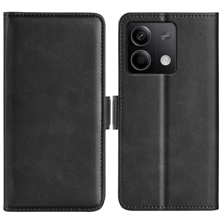 For Xiaomi Redmi Note 13 5G (China) Case Stand Flip Calf Texture Phone Cover PU Leather Wallet Phone Shell
