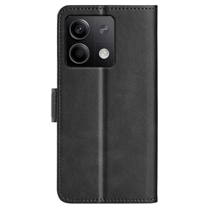 For Xiaomi Redmi Note 13 5G (China) Case Stand Flip Calf Texture Phone Cover PU Leather Wallet Phone Shell