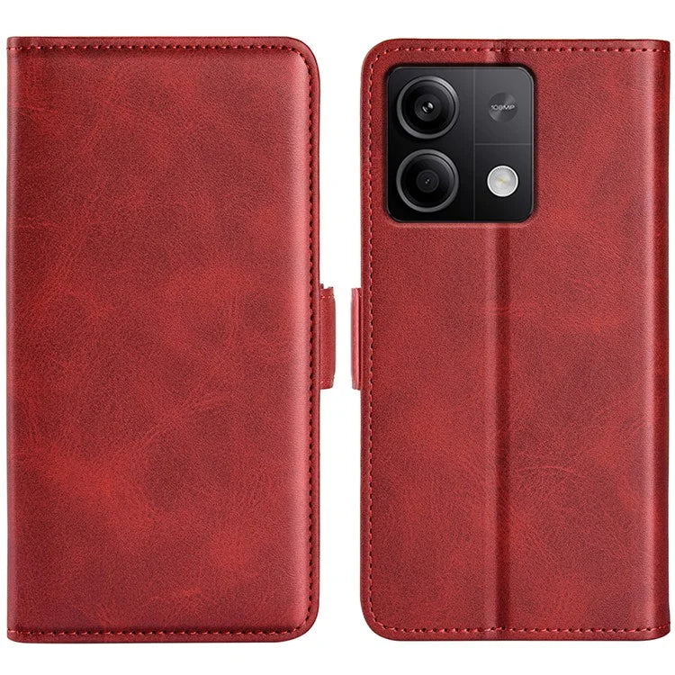For Xiaomi Redmi Note 13 5G (China) Case Stand Flip Calf Texture Phone Cover PU Leather Wallet Phone Shell