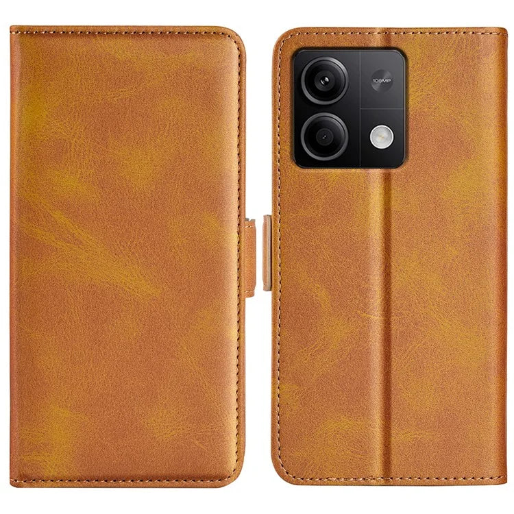 For Xiaomi Redmi Note 13 5G (China) Case Stand Flip Calf Texture Phone Cover PU Leather Wallet Phone Shell