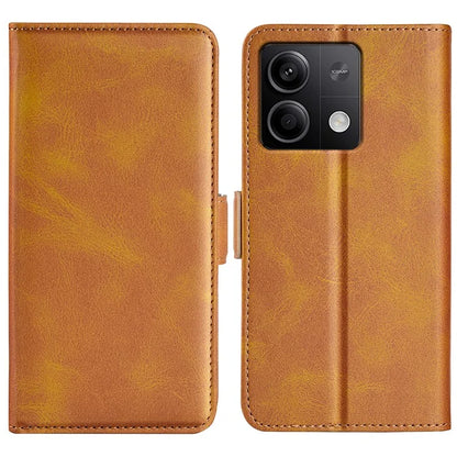 For Xiaomi Redmi Note 13 5G (China) Case Stand Flip Calf Texture Phone Cover PU Leather Wallet Phone Shell