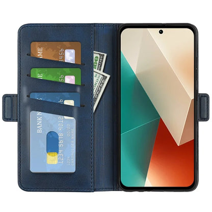 For Xiaomi Redmi Note 13 5G (China) Case Stand Flip Calf Texture Phone Cover PU Leather Wallet Phone Shell