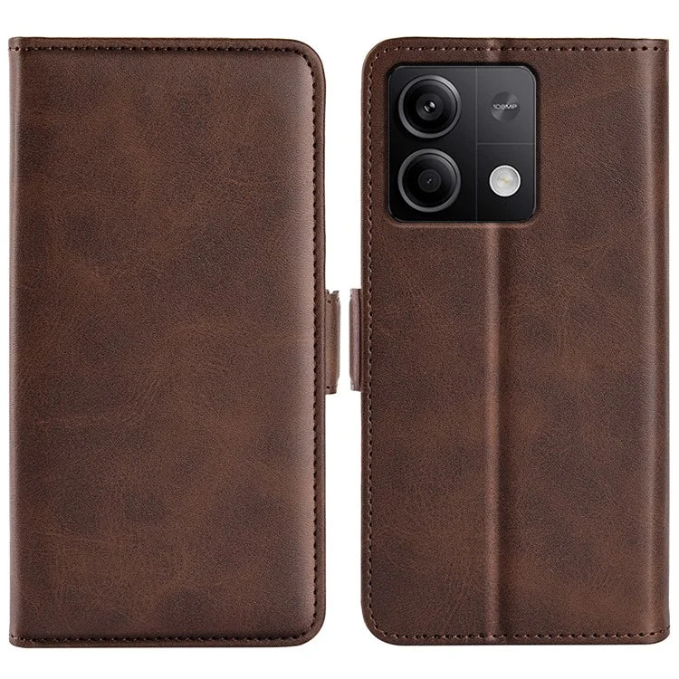 For Xiaomi Redmi Note 13 5G (China) Case Stand Flip Calf Texture Phone Cover PU Leather Wallet Phone Shell