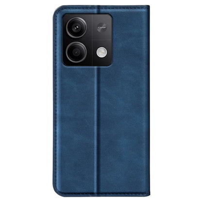 For Xiaomi Redmi Note 13 5G (China) Cell Phone Case PU Leather Wallet Stand Phone Shell with Skin-touch Feeling