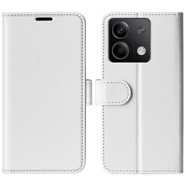 For Xiaomi Redmi Note 13 5G (China) Case Leather Phone Cover Crazy Horse Texture Stand Wallet