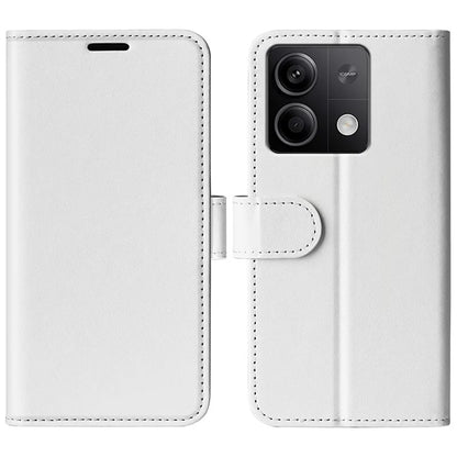 For Xiaomi Redmi Note 13 5G (China) Case Leather Phone Cover Crazy Horse Texture Stand Wallet