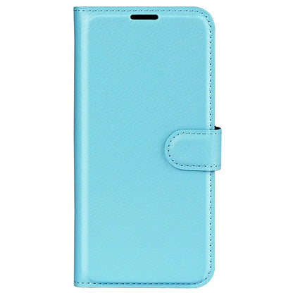 For Xiaomi Redmi Note 13 5G (China) Case Litchi Texture Leather Stand Cover Slim-Fit Wallet Phone Shell