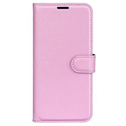 For Xiaomi Redmi Note 13 5G (China) Case Litchi Texture Leather Stand Cover Slim-Fit Wallet Phone Shell
