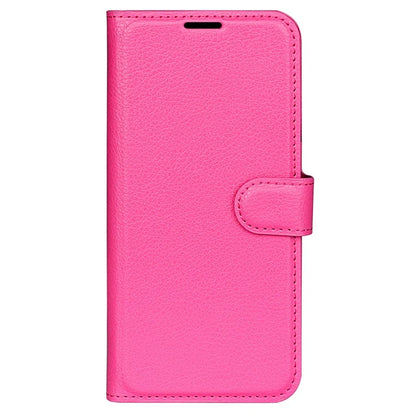 For Xiaomi Redmi Note 13 5G (China) Case Litchi Texture Leather Stand Cover Slim-Fit Wallet Phone Shell
