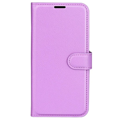 For Xiaomi Redmi Note 13 5G (China) Case Litchi Texture Leather Stand Cover Slim-Fit Wallet Phone Shell