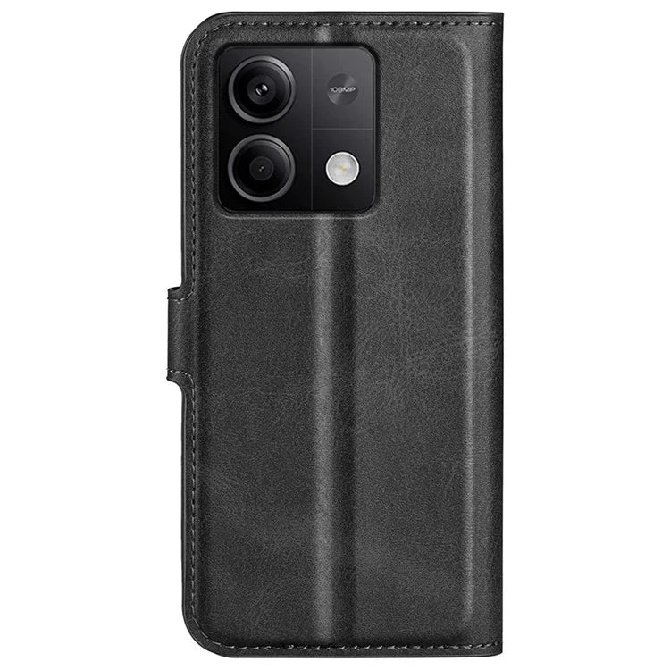 Phone Cover for Xiaomi Redmi Note 13 5G (China) Case Stand PU Leather Calf Texture Phone Shell Wallet