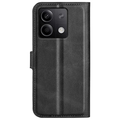 Phone Cover for Xiaomi Redmi Note 13 5G (China) Case Stand PU Leather Calf Texture Phone Shell Wallet