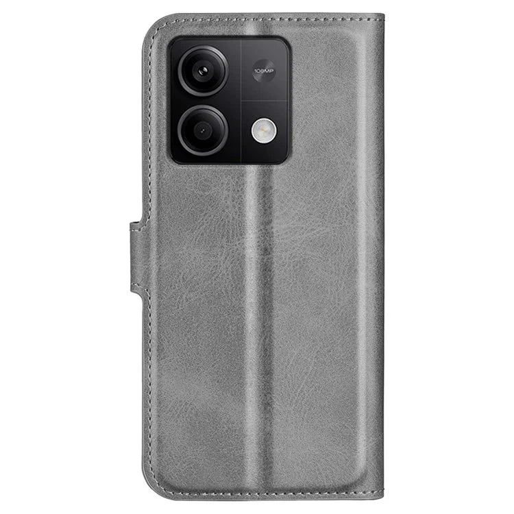 Phone Cover for Xiaomi Redmi Note 13 5G (China) Case Stand PU Leather Calf Texture Phone Shell Wallet
