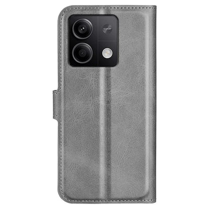 Phone Cover for Xiaomi Redmi Note 13 5G (China) Case Stand PU Leather Calf Texture Phone Shell Wallet