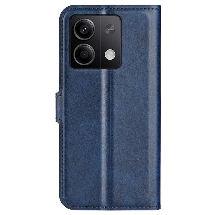 Phone Cover for Xiaomi Redmi Note 13 5G (China) Case Stand PU Leather Calf Texture Phone Shell Wallet
