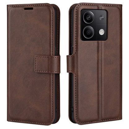 Phone Cover for Xiaomi Redmi Note 13 5G (China) Case Stand PU Leather Calf Texture Phone Shell Wallet