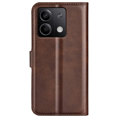 Phone Cover for Xiaomi Redmi Note 13 5G (China) Case Stand PU Leather Calf Texture Phone Shell Wallet