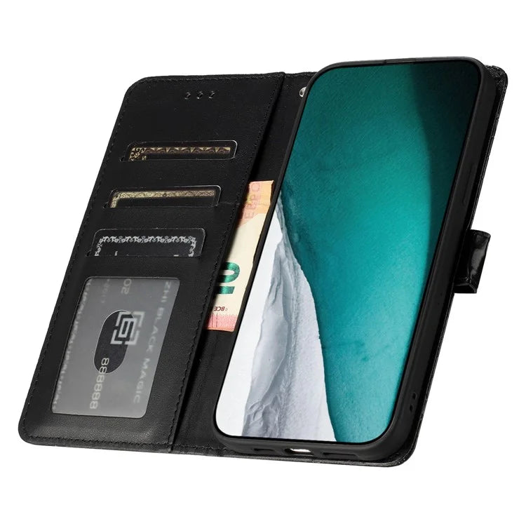 For Samsung Galaxy S24+ Case PU Leather Crocodile Texture Phone Cover with Strap