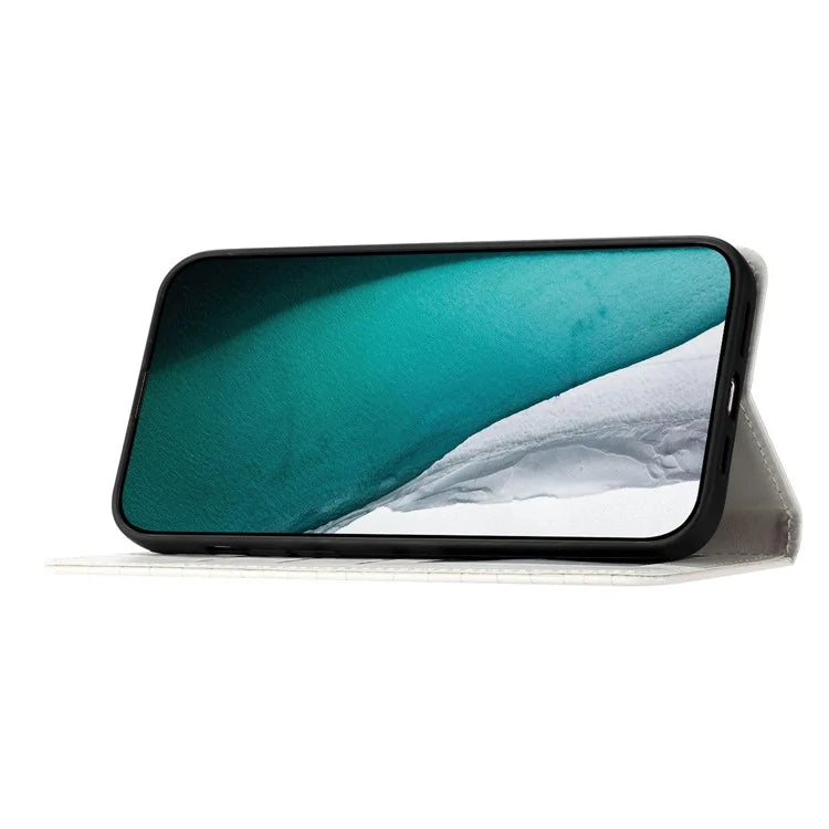 For Samsung Galaxy S24+ Case PU Leather Crocodile Texture Phone Cover with Strap