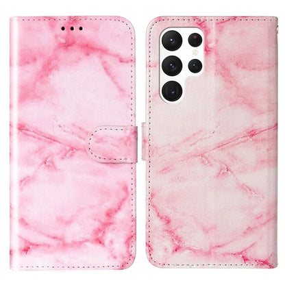 For Samsung Galaxy S24 Ultra Case Pattern Printing Leather Phone Protective Cover