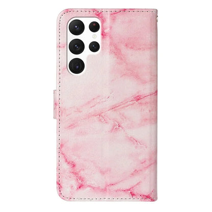 For Samsung Galaxy S24 Ultra Case Pattern Printing Leather Phone Protective Cover