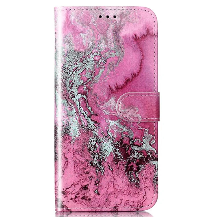 For Samsung Galaxy S24 Ultra Case Pattern Printing Leather Phone Protective Cover