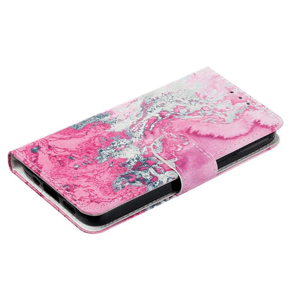 For Samsung Galaxy S24+ Case Pattern Printing Leather Wallet Flip Phone Cover