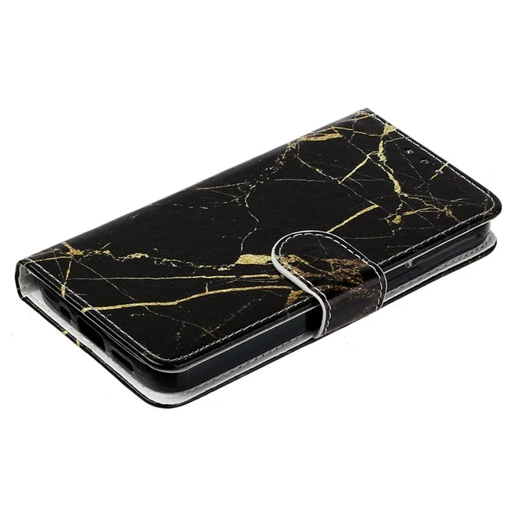 For Samsung Galaxy S24+ Case Pattern Printing Leather Wallet Flip Phone Cover