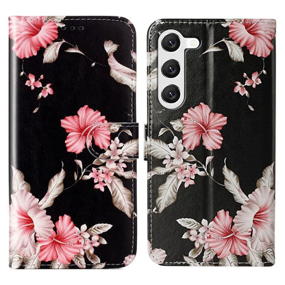 For Samsung Galaxy S24+ Case Pattern Printing Leather Wallet Flip Phone Cover